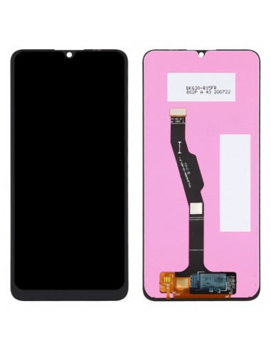 Ekranas Huawei Y6P su lietimui jautriu stikliuku juodas ORG