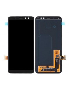 Ekranas Samsung A530 A8 2018 su lietimui jautriu stikliuku juodas OLED