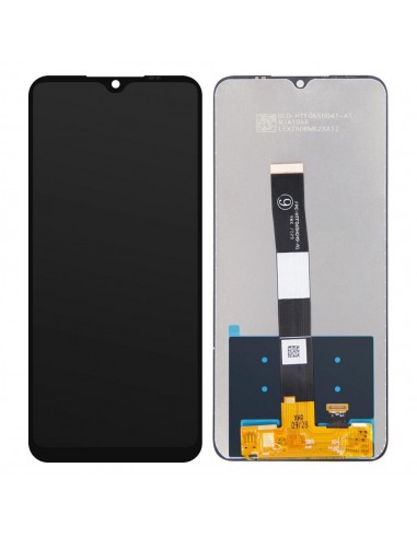 Ekranas Xiaomi Redmi 9A/9C/9AT su lietimui jautriu stikliuku juodas ORG