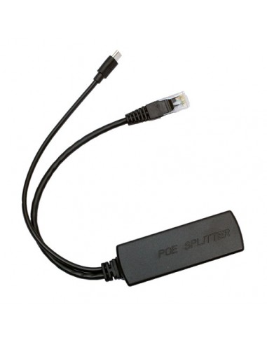 PoE 10/100M spliteris - Micro USB 5V 2A