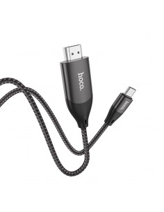 Kabelis Hoco UA16 Type-C to HDMI 2.0m pilkas