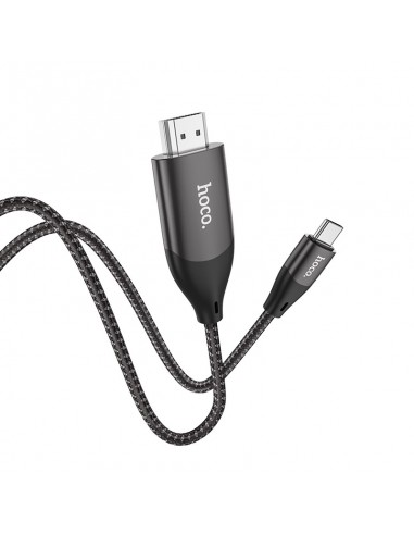 Kabelis Hoco UA16 Type-C to HDMI 2.0m pilkas