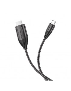 Kabelis Hoco UA16 Type-C to HDMI 2.0m pilkas 2