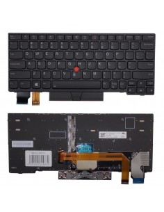 Klaviatūra LENOVO Thinkpad X13, su pašvietimu, su trackpoint, US