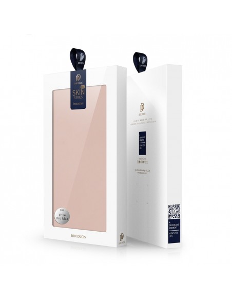 Dėklas Dux Ducis Skin Pro Xiaomi Redmi 11A/12C/Poco C55 rožinis-auksinis
