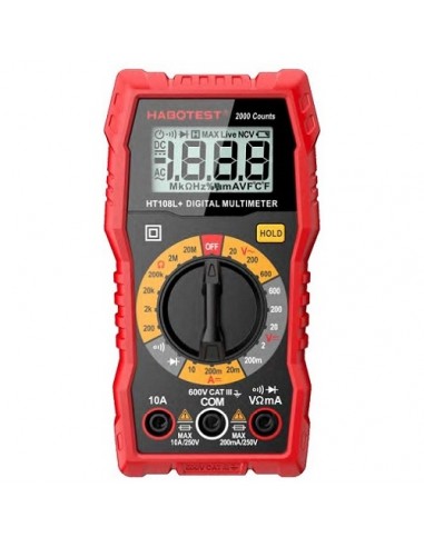 Multimetras DC600V/10A, AC600V