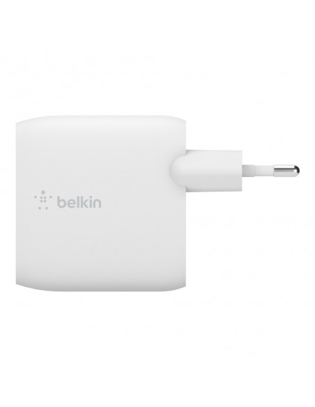 Įkroviklis buitinis Belkin Boost Charge Dual USB-A 24W + USB-A to USB-C kabelis baltas