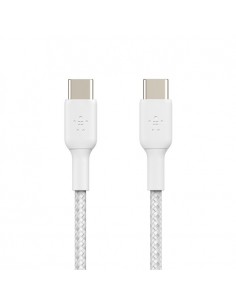 USB kabelis Belkin Boost Charge Braided USB-C to USB-C 1.0m baltas 2