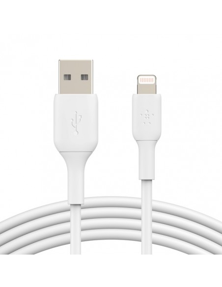 USB kabelis Belkin Boost Charge USB-A to Lightning 2.0m baltas