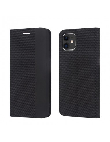 Dėklas Smart Senso Xiaomi Redmi 11A/12C/Poco C55 juodas