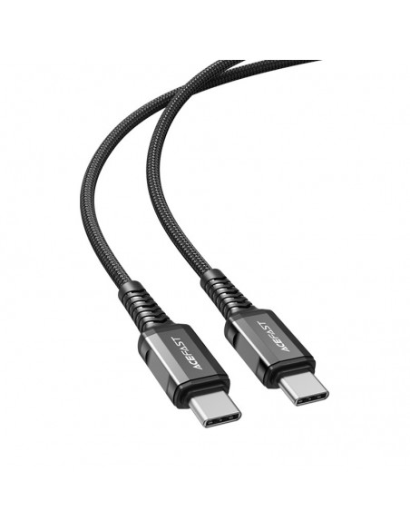 USB kabelis Acefast C1-03 60W USB-C to USB-C 1.2m juodas