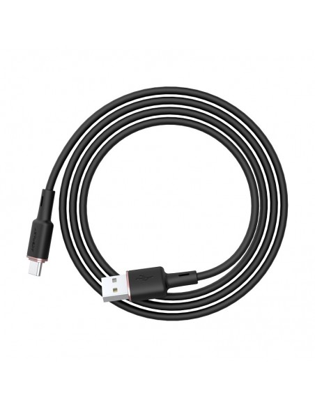 USB kabelis Acefast C2-04 USB-A to USB-C 1.2m juodas
