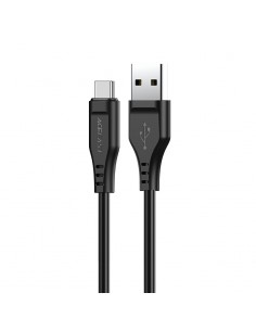 USB kabelis Acefast C3-04 USB-A to USB-C 1.2m juodas