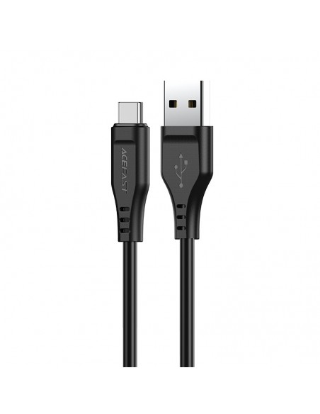 USB kabelis Acefast C3-04 USB-A to USB-C 1.2m juodas