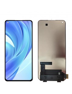 Ekranas Xiaomi Mi 11 Lite 4G/5G/11 Lite 5G NE su lietimui jautriu stikliuku juodas ORG