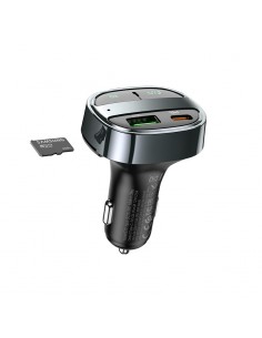 FM bangų moduliatorius Hoco E70 PD30W+QC3.0 juodas 2