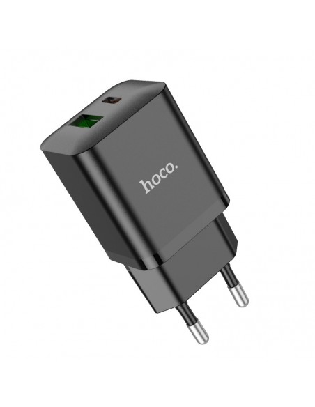 Įkroviklis buitinis Hoco N28 Founder PD20W+QC3.0 juodas