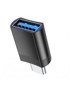 Adapteris Hoco UA17 Type-C to USB-A juodas 2