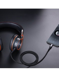 Audio adapteris Joyroom SY-A03 Type-C to 3.5mm 1.0m juodas 2