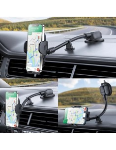 Automobilinis telefono laikiklis Joyroom JR-ZS259 (windshield) juodas 2