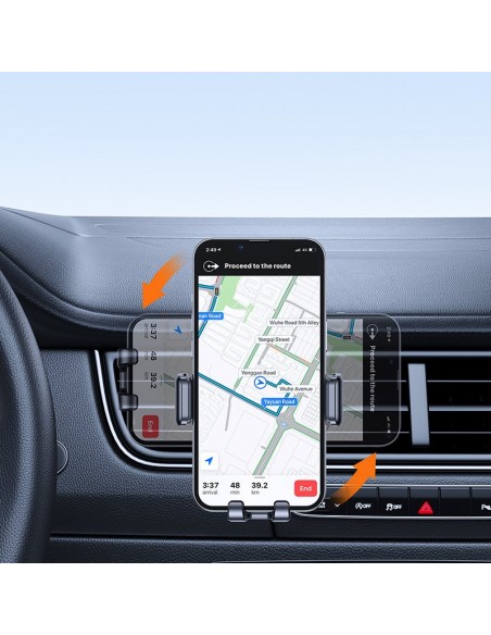 Automobilinis telefono laikiklis Joyroom JR-ZS283 (air vent) juodas