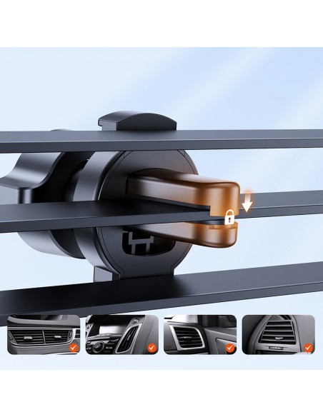 Automobilinis telefono laikiklis Joyroom JR-ZS283 (air vent) juodas