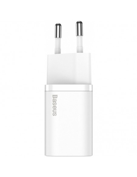 Įkroviklis buitinis Baseus Super Si 25W + Type-C 1.0m baltas TZCCSUP-L02