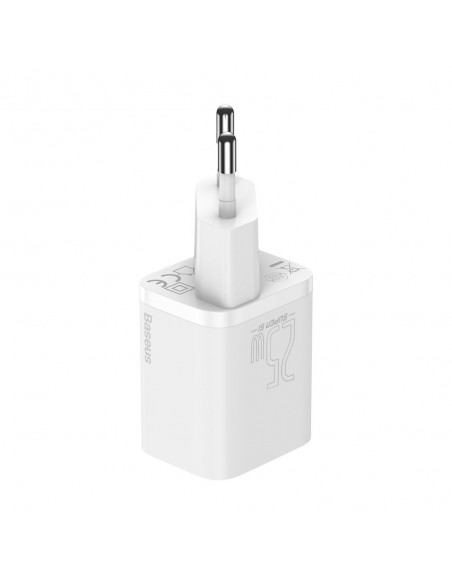 Įkroviklis buitinis Baseus Super Si 25W baltas CCSP020102
