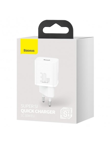 Įkroviklis buitinis Baseus Super Si 30W baltas CCSUP-J02