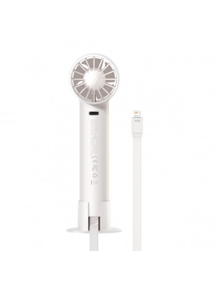 Stalinis ventiliatorius Baseus Flyer Turbine 4000mAh + Lightning 0.2m baltas ACFX010002