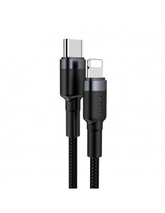 USB kabelis Baseus Cafule PD20W Type-C to Lightning 1.0m pilkas-juodas CATLKLF-G1 2