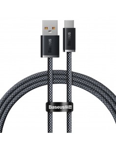 USB kabelis Baseus Dynamic 100W USB-A to Type-C 1.0m pilkas CALD000616