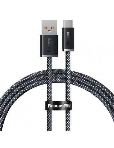 USB kabelis Baseus Dynamic 100W USB-A to Type-C 1.0m pilkas CALD000616