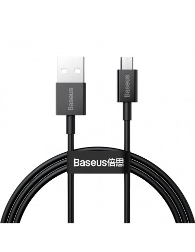 USB kabelis Baseus Superior USB-A to MicroUSB 2A 1.0m juodas CAMYS-01
