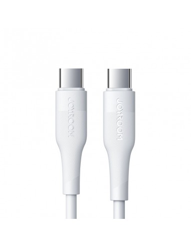 USB kabelis Joyroom S-1230M3 Type-C to Type-C 60W 1.2m baltas