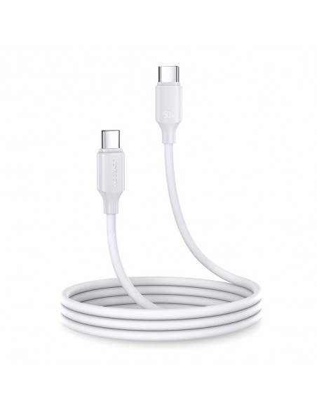USB kabelis Joyroom S-CC060A9 Type-C to Type-C 60W 1.0m baltas