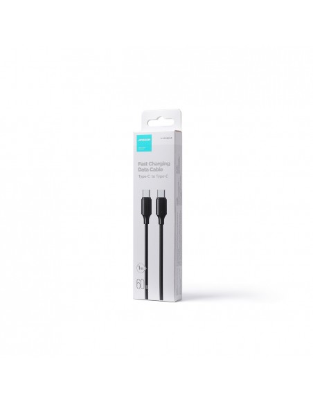 USB kabelis Joyroom S-CC060A9 Type-C to Type-C 60W 1.0m juodas