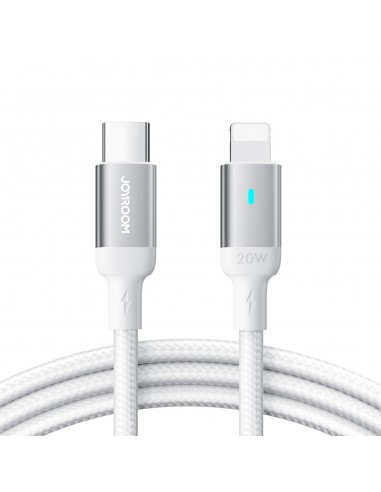 USB kabelis Joyroom S-CL020A10 Type-C to Lightning 20W 1.2m baltas