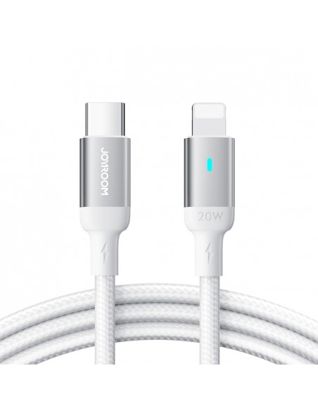 USB kabelis Joyroom S-CL020A10 Type-C to Lightning 20W 1.2m baltas