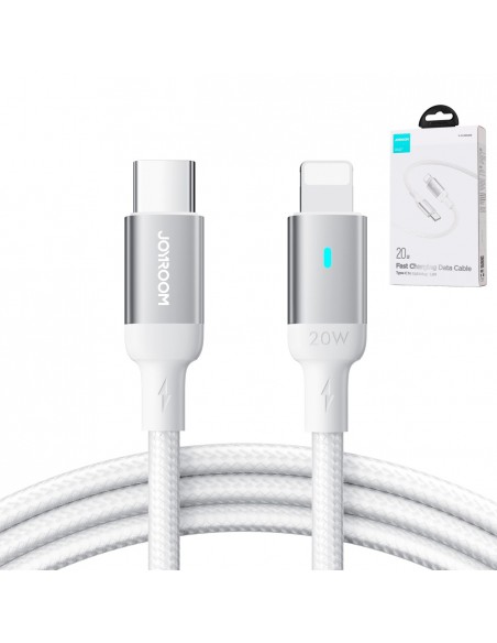 USB kabelis Joyroom S-CL020A10 Type-C to Lightning 20W 1.2m baltas