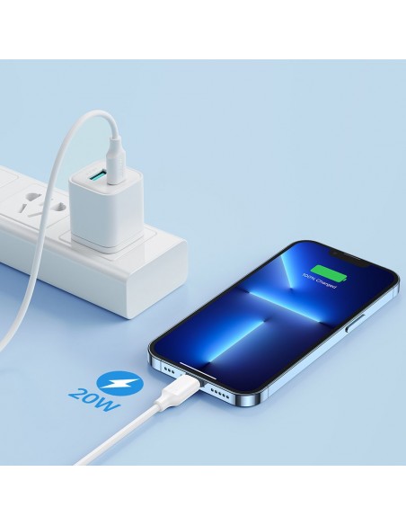 USB kabelis Joyroom S-CL020A9 Type-C to Lightning 20W 1.0m baltas