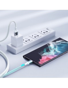 USB kabelis Joyroom S-UC027A10 USB to Type-C 3A 1.2m baltas 2