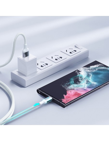 USB kabelis Joyroom S-UC027A10 USB to Type-C 3A 1.2m baltas