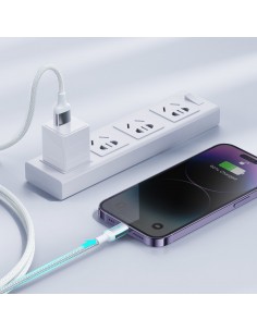 USB kabelis Joyroom S-UL012A10 USB to Lightning 2.4A 1.2m baltas 2