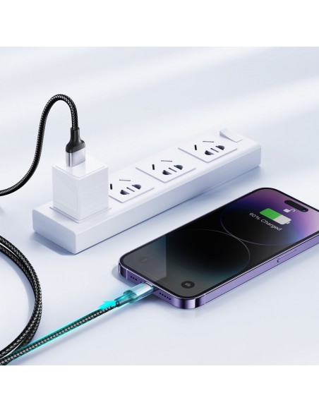 USB kabelis Joyroom S-UL012A10 USB to Lightning 2.4A 1.2m juodas