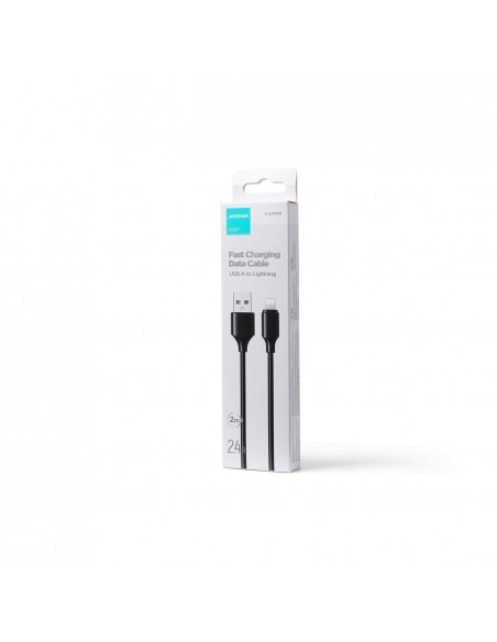 USB kabelis Joyroom S-UL012A9 USB to Lightning 2.4A 1.0m juodas