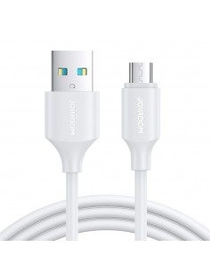 USB kabelis Joyroom S-UM018A9 USB to MicroUSB 2.4A 1.0m baltas