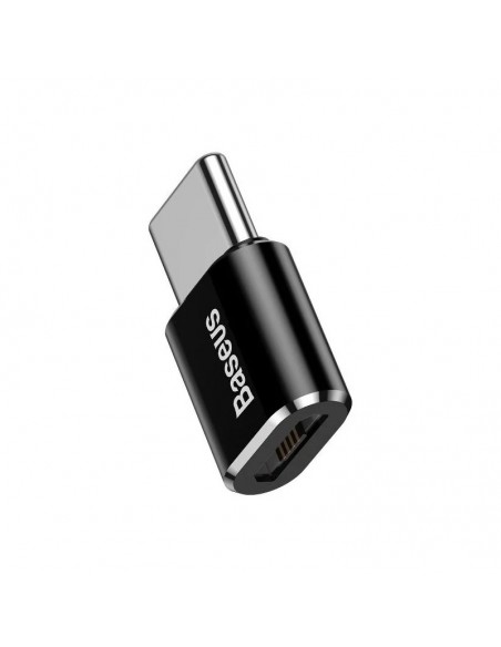 Adapteris Baseus MicroUSB to Type-C OTG juodas CAMOTG-01