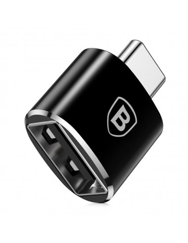Adapteris Baseus USB-A to Type-C OTG juodas CATOTG-01