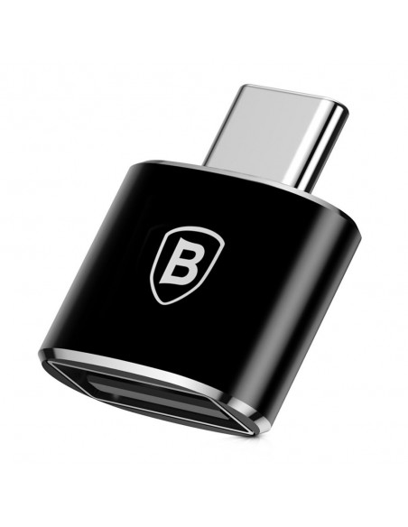Adapteris Baseus USB-A to Type-C OTG juodas CATOTG-01